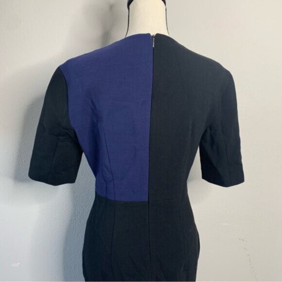 Hugo Boss Colorblock Knee Length Sheath Dress - Picture 12 of 16